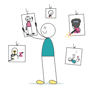 Illustraties teken idee praatplaat infographic