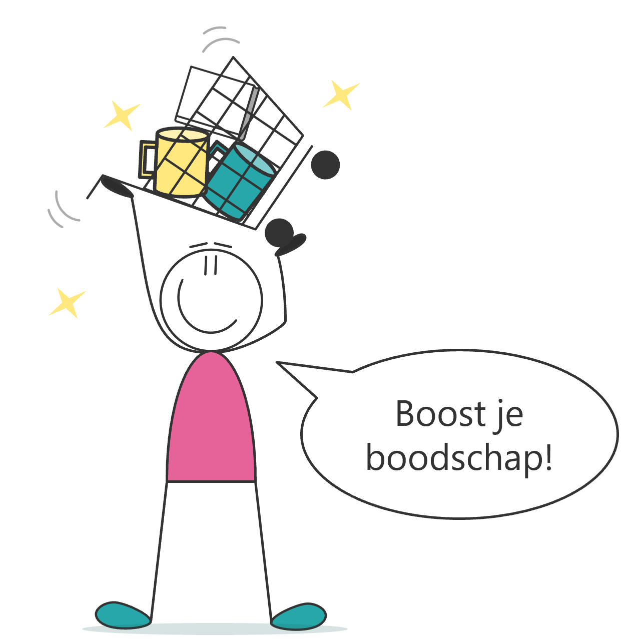 Kennis, trainingen en ideeën in beeld teken idee